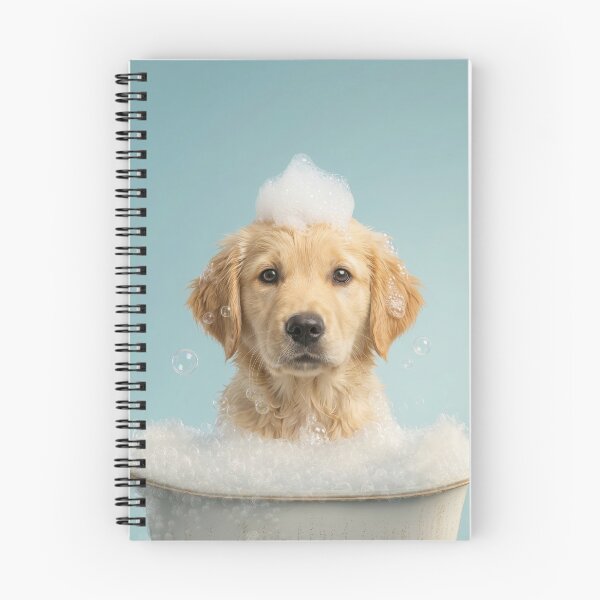 Item preview, Baby Labrador Retriever Bubble Bath Nursery Bathroom Art designed and sold by LazyOwlStore.