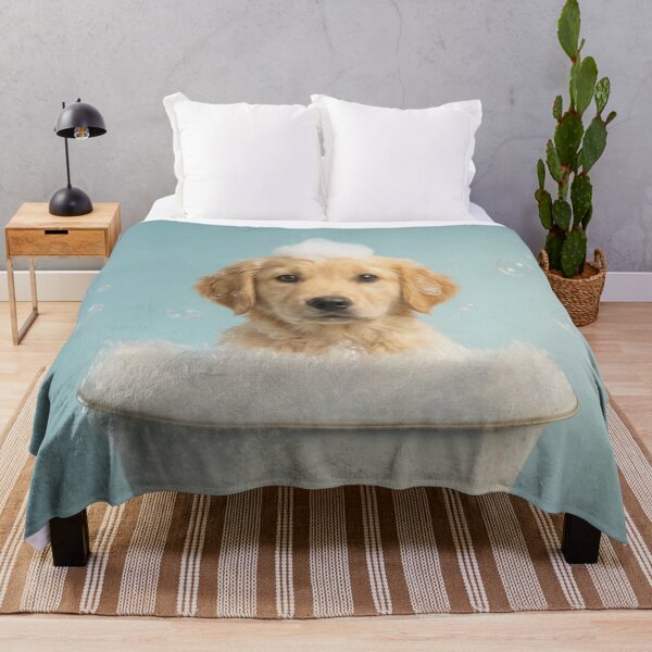 Item preview, Baby Labrador Retriever Bubble Bath Nursery Bathroom Art designed and sold by LazyOwlStore.