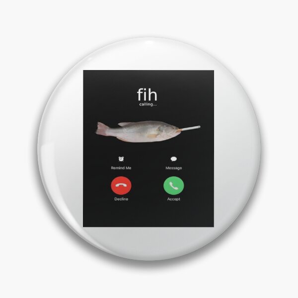 Item preview, Fih Calling Remind me Message Decline Accept Phone Call Fish designed and sold by trends1994.