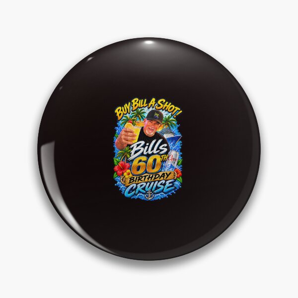 Item preview, Buy Bill a Shot 60th Birthday Cruise designed and sold by ImeldaSparks.