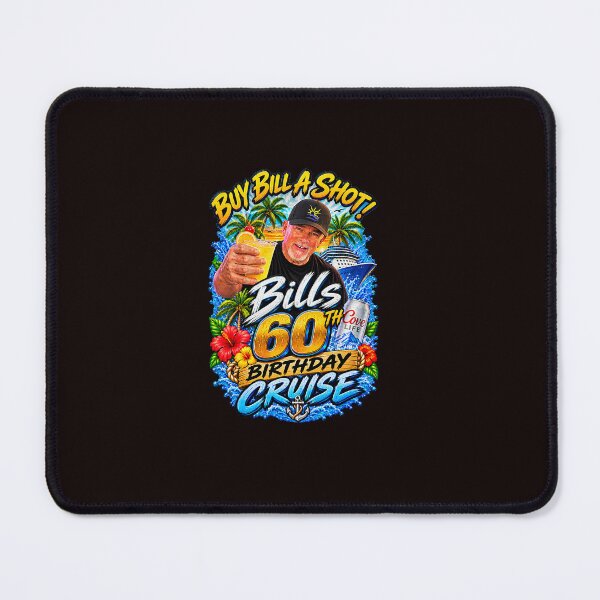 Item preview, Buy Bill a Shot 60th Birthday Cruise designed and sold by ImeldaSparks.