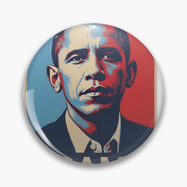 Item preview, Hopeful Portrait Obama Poster | ⭐⭐⭐⭐⭐ designed and sold by Cloud-Calli.