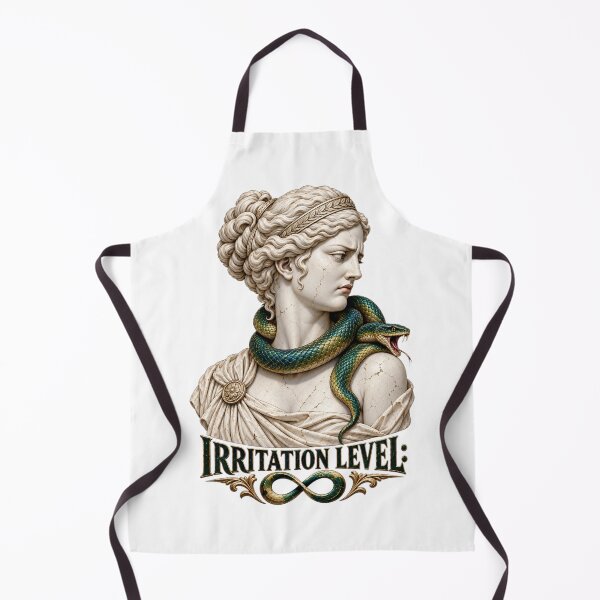 Item preview, Irritation Level: ∞ — Classical Marble Statue and Snake designed and sold by flashARTstudio.