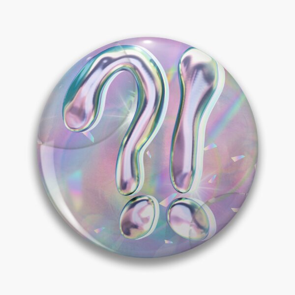 Item preview, Chrome ?! Bubble Question designed and sold by EniShiju.