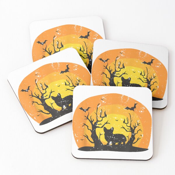 Item preview, Corgi Dog Bat Funny Halloween Costume Silhouette designed and sold by samirmalini.