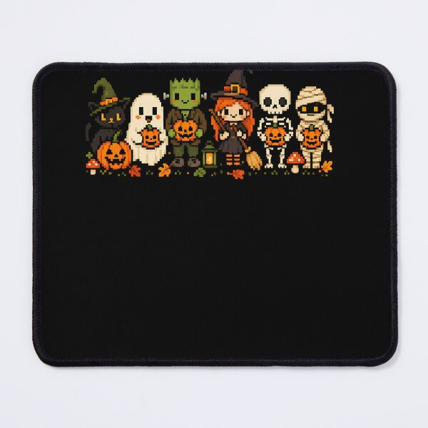 Item preview, Cute Halloween Pixel Art Characters Trick or Treat Squad designed and sold by ArcaneArtistry.