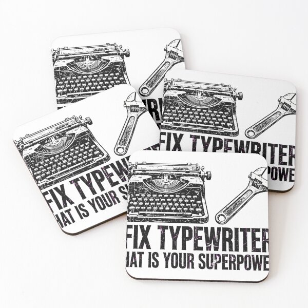 Item preview, I Fix Typewriters What Is Your Superpower Funny Repair design  designed and sold by VYBE DARK Studio.