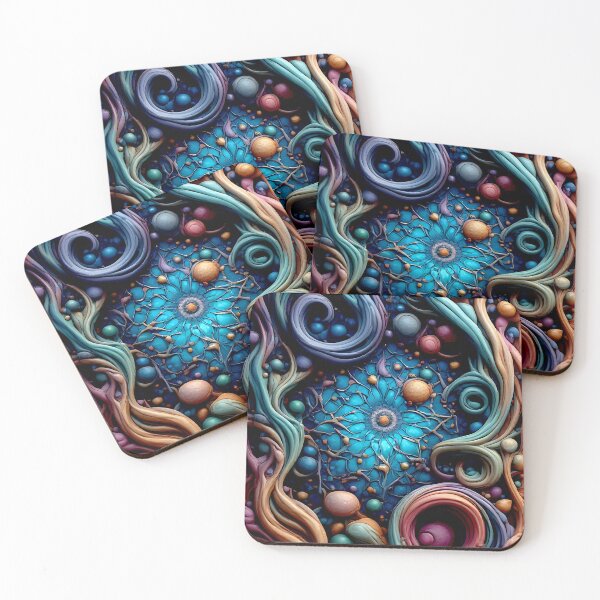 Item preview, Whimsical Alchemical Mandala - Cosmic Witchcore Art designed and sold by Vhelir-Art.