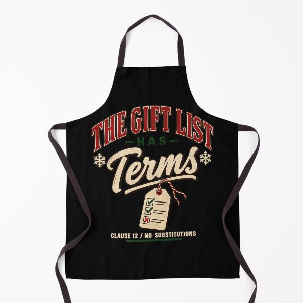 Item preview, THE GIFT LIST HAS TERMS, Christmas Planner Sweatshirt designed and sold by PhylonBoxx.