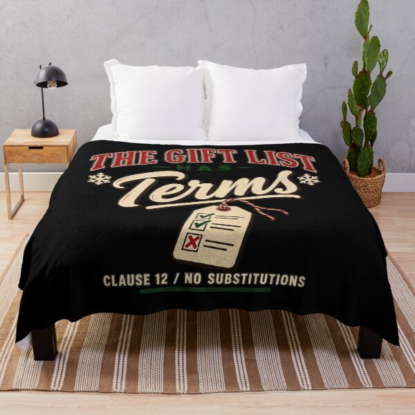 Item preview, THE GIFT LIST HAS TERMS, Christmas Planner Sweatshirt designed and sold by PhylonBoxx.