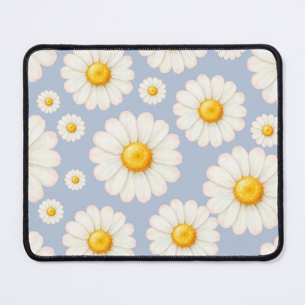 Item preview, Soft white daisy pattern designed and sold by Designova10.