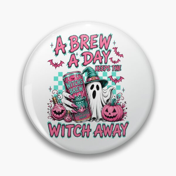 Item preview, A Brew A Day Keeps The Witch Away designed and sold by Poopielandia.
