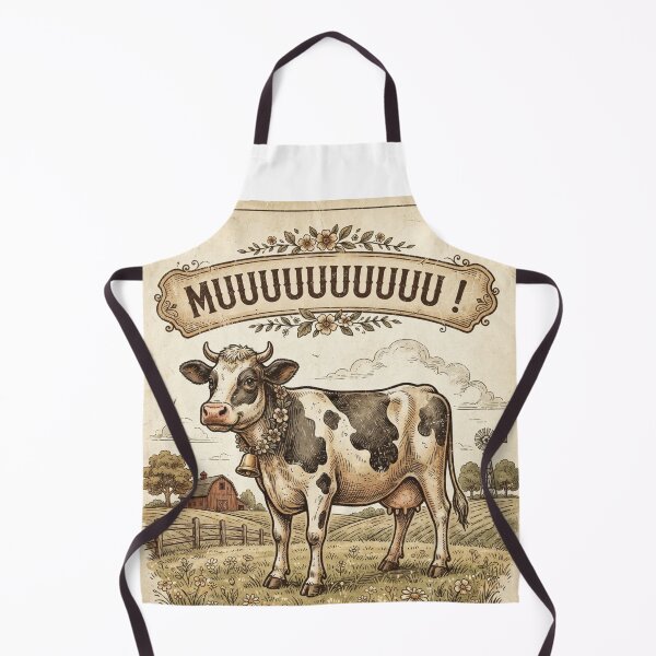 Item preview, Cow in vintage style designed and sold by KRIDD-DESIGN.