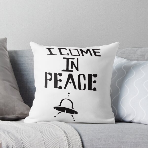 Item preview, I Come In Peace – UFO Alien Silhouette Design designed and sold by RON-FASHION.