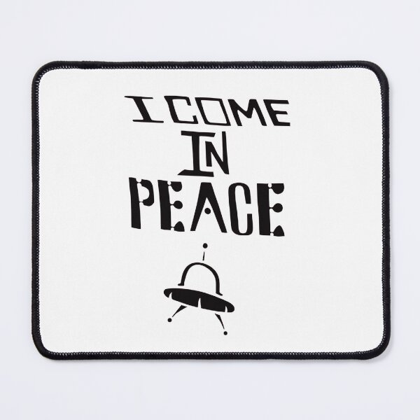 Item preview, I Come In Peace – UFO Alien Silhouette Design designed and sold by RON-FASHION.