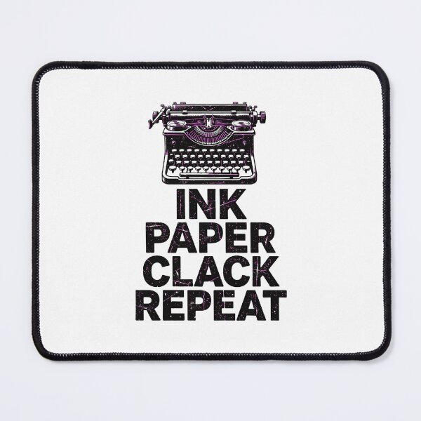Item preview, Ink Paper Clack Repeat Typewriter Collector Distressed design designed and sold by VYBE DARK Studio.