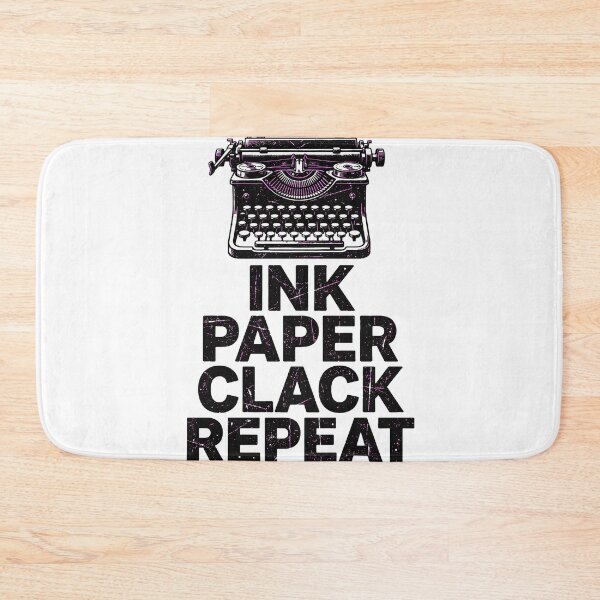 Item preview, Ink Paper Clack Repeat Typewriter Collector Distressed design  designed and sold by VYBE DARK Studio.