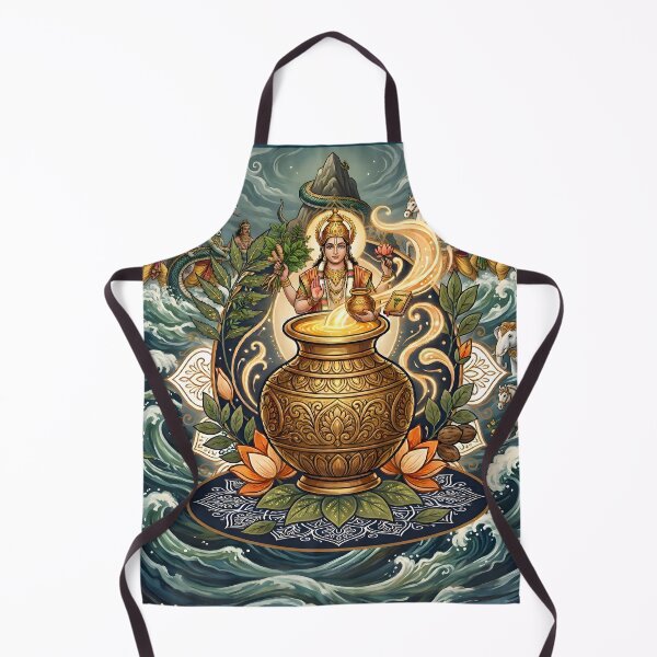 Item preview, Lord Dhanvantari Amrita Kalasha Samudra Manthan designed and sold by hutofdesigns.
