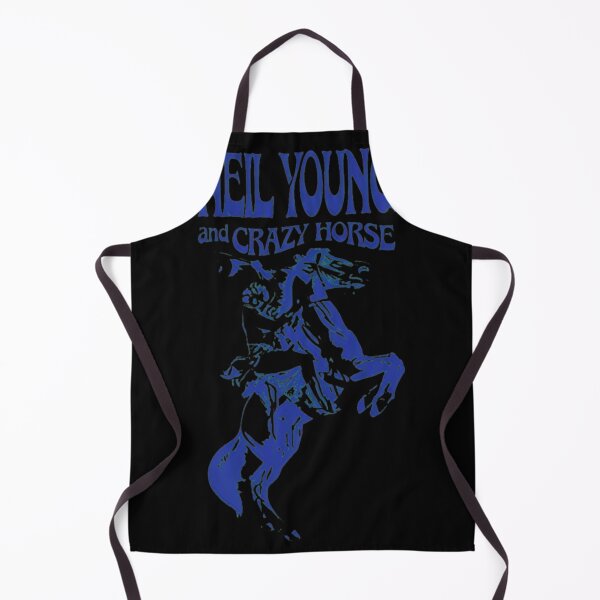 Item preview, Neils Youngs Crazys Horse Rearing Horse Blue  designed and sold by NoanVasseur.