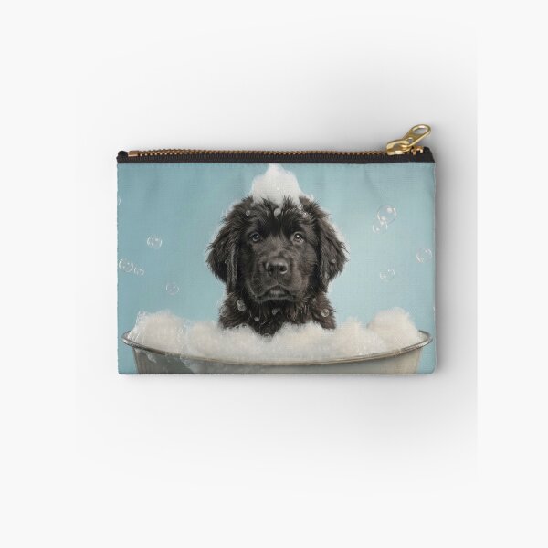 Item preview, Baby Newfoundland Bubble Bath Cute Nursery Bathroom Wall Art designed and sold by LazyOwlStore.