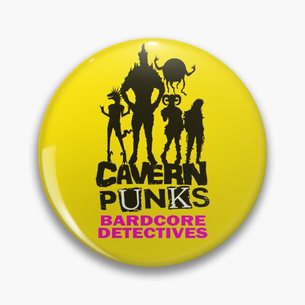 Item preview, Cavern Punks: Bardcore Detectives Band Logo designed and sold by M.F. Alfrey Merch.