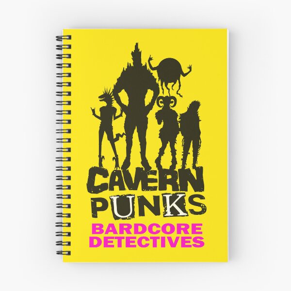 Item preview, Cavern Punks: Bardcore Detectives Band Logo designed and sold by M.F. Alfrey Merch.