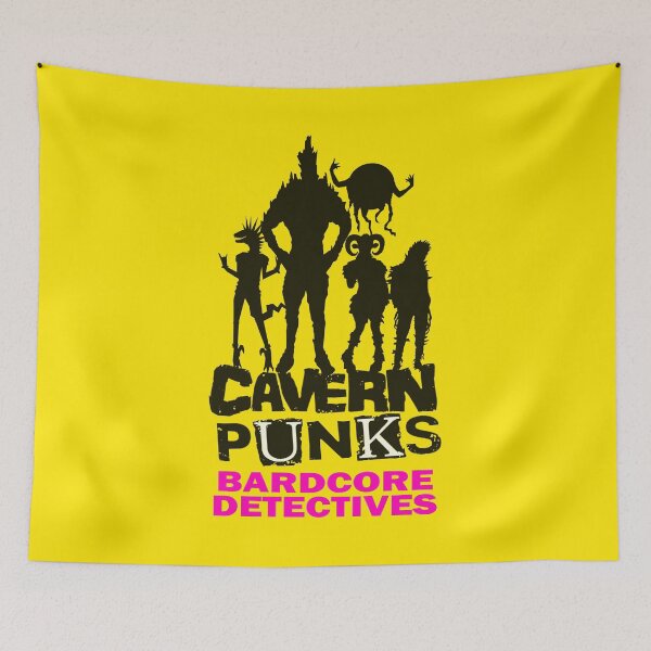 Item preview, Cavern Punks: Bardcore Detectives Band Logo designed and sold by M.F. Alfrey Merch.