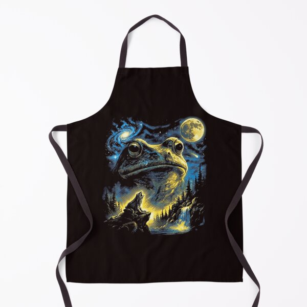 Item preview, Frog and Howling Wolf Moon Night Scene designed and sold by ImeldaSparks.