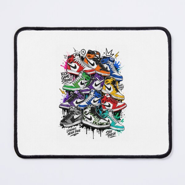 Item preview, Urban Streetwear Red and Black Sneakers Graffiti Art PRIME4YOU designed and sold by PRIME4YOU.
