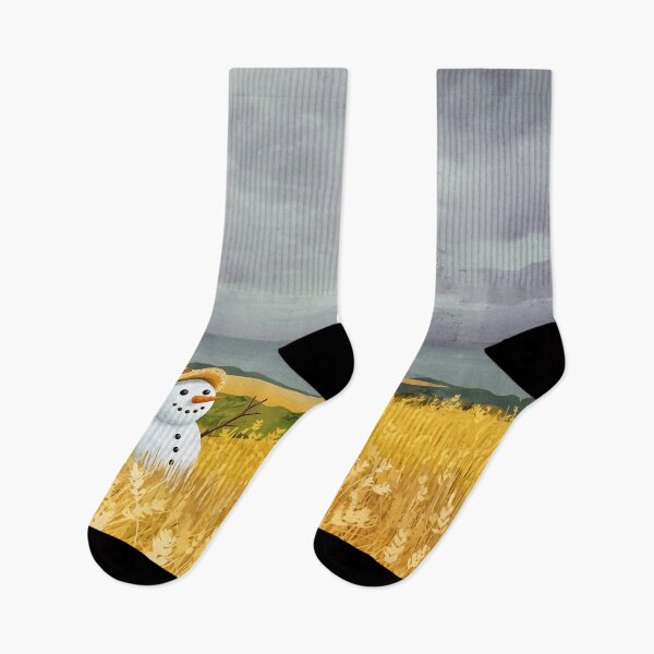 Item preview, There's A Snowman in the Wheat field designed and sold by pictoartcrew.
