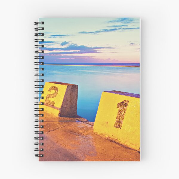 Item preview, Merewether Ocean Baths in a Golden Sunrise designed and sold by Bellamaree.