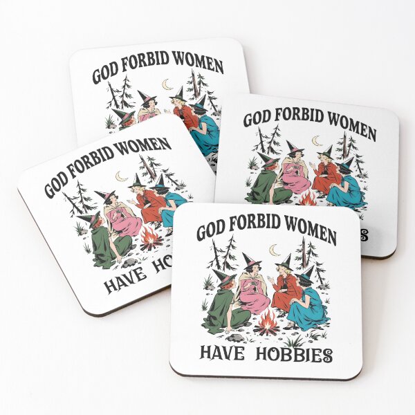 Item preview, God Forbid Women Have Hobbies Witchy Halloween designed and sold by ImeldaSparks.