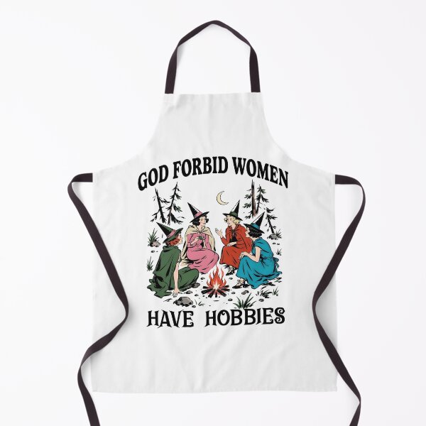 Item preview, God Forbid Women Have Hobbies Witchy Halloween designed and sold by ImeldaSparks.