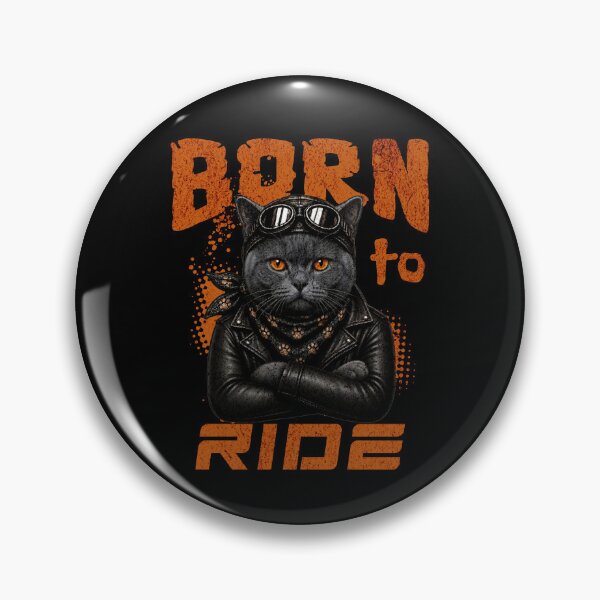 Item preview, British Shorthair Born To Ride - Biker Jacket & Bandana & Goggles designed and sold by PixelsPaws.