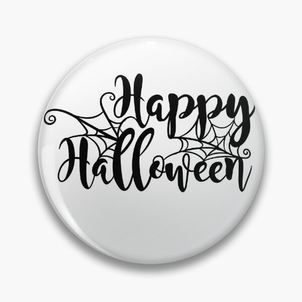 Item preview, Happy Halloween Spider Web Lettering — Elegant Calligraphy Typography designed and sold by LYAN-STORE.