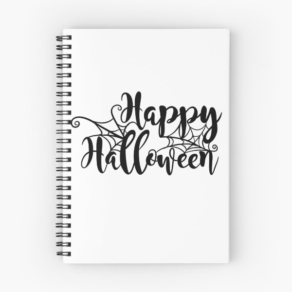 Item preview, Happy Halloween Spider Web Lettering — Elegant Calligraphy Typography designed and sold by LYAN-STORE.
