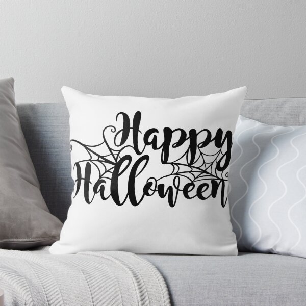 Item preview, Happy Halloween Spider Web Lettering — Elegant Calligraphy Typography designed and sold by LYAN-STORE.