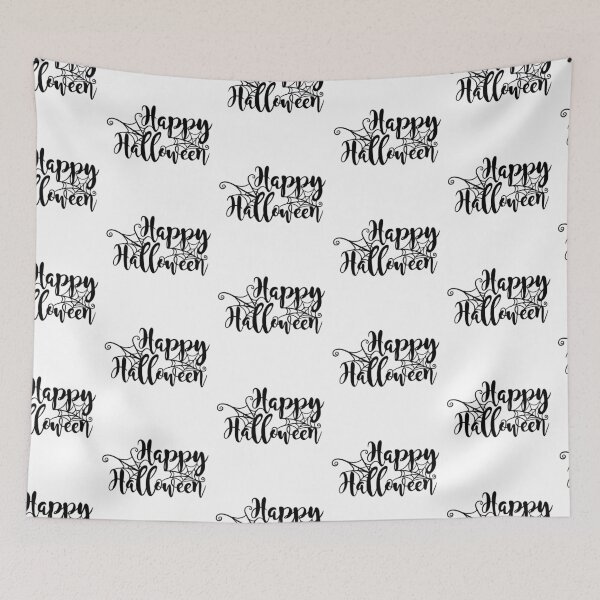 Item preview, Happy Halloween Spider Web Lettering — Elegant Calligraphy Typography designed and sold by LYAN-STORE.