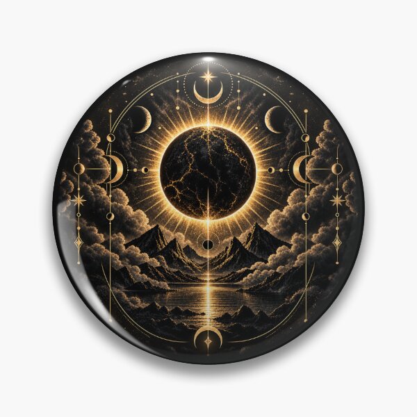 Item preview, Black Sun Celestial Eclipse Fantasy Art designed and sold by d69designs.