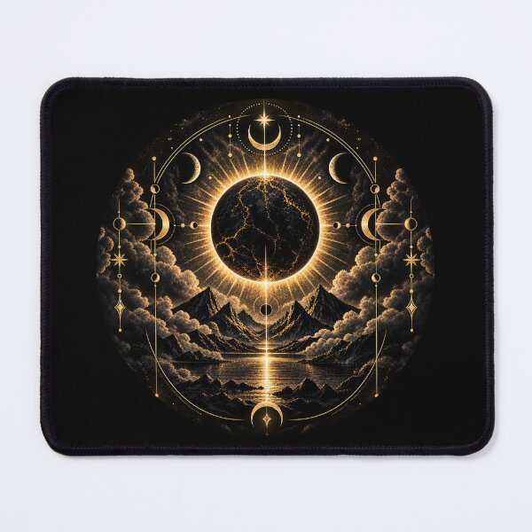 Item preview, Black Sun Celestial Eclipse Fantasy Art designed and sold by d69designs.