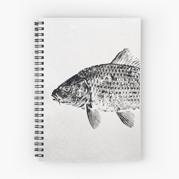 Item preview, Gyotaku Carp Fish Print - Japanese Sumi-e Art I designed and sold by Yaremchuk.