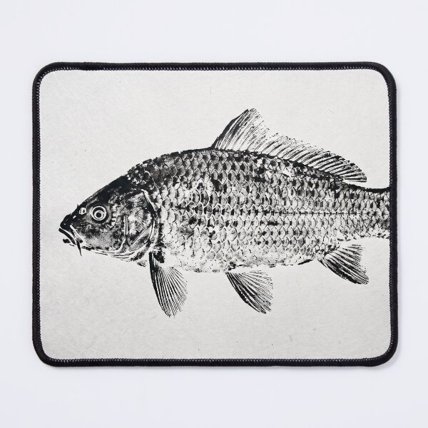 Item preview, Gyotaku Carp Fish Print - Japanese Sumi-e Art I designed and sold by Yaremchuk.