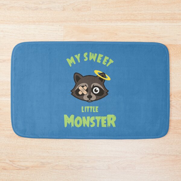 Item preview, My Sweet Little Monster Cute Raccoon Halo Bandage Graphic designed and sold by artworkathome.