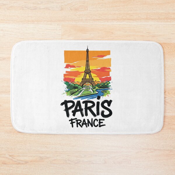 Item preview, Eiffel Tower Paris France Travel Art Print designed and sold by Merch by Das Design Studio.
