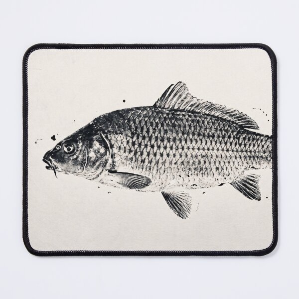 Item preview, Gyotaku Carp Fish Print - Japanese Sumi-e Art II designed and sold by Yaremchuk.