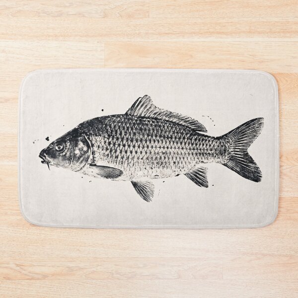 Item preview, Gyotaku Carp Fish Print - Japanese Sumi-e Art II designed and sold by Yaremchuk.
