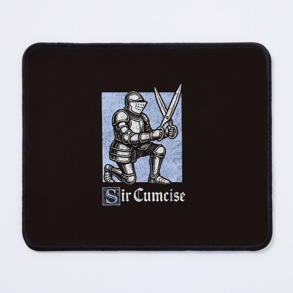 Item preview, Sir Cumcise Knight Medieval Humor Design designed and sold by ImeldaSparks.