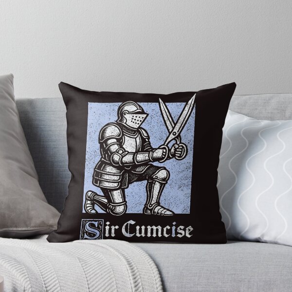Item preview, Sir Cumcise Knight Medieval Humor Design designed and sold by ImeldaSparks.