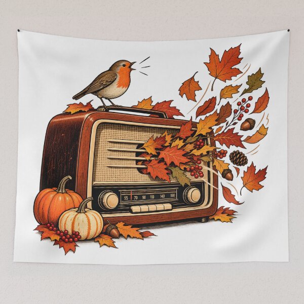 Item preview, Vintage Radio Autumn Memories designed and sold by TOMSZE.