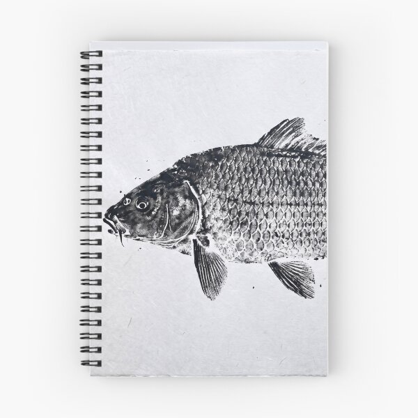 Item preview, Gyotaku Carp Fish Print - Japanese Sumi-e Art III designed and sold by Yaremchuk.